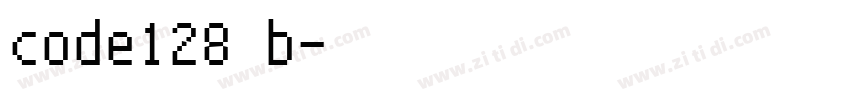 code128 b字体转换